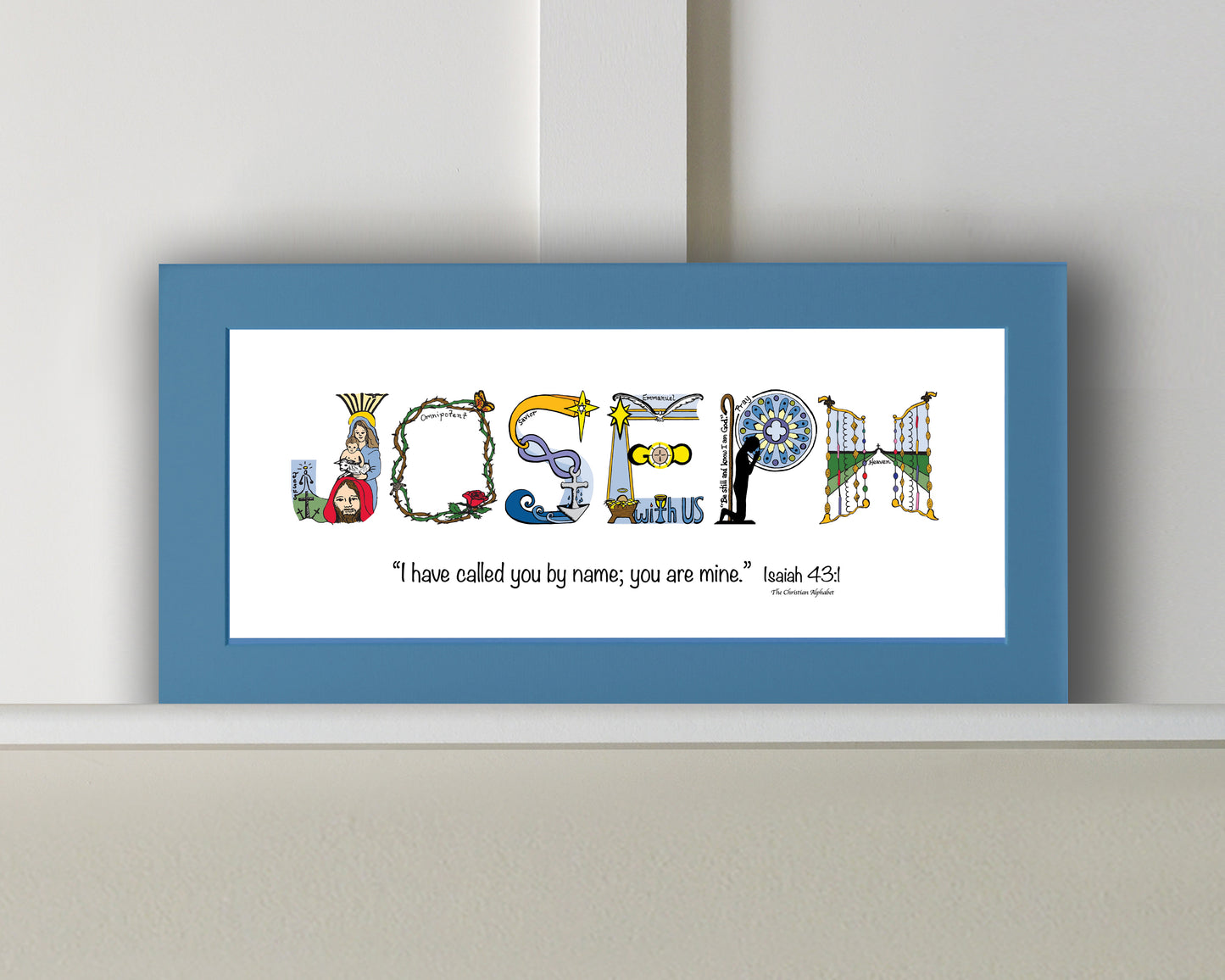 Personalized Name Art - Matted or Framed Print