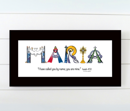 Personalized Name Art - Canvas Print